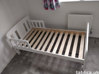 John Lewis Boris Toddler Bed in White